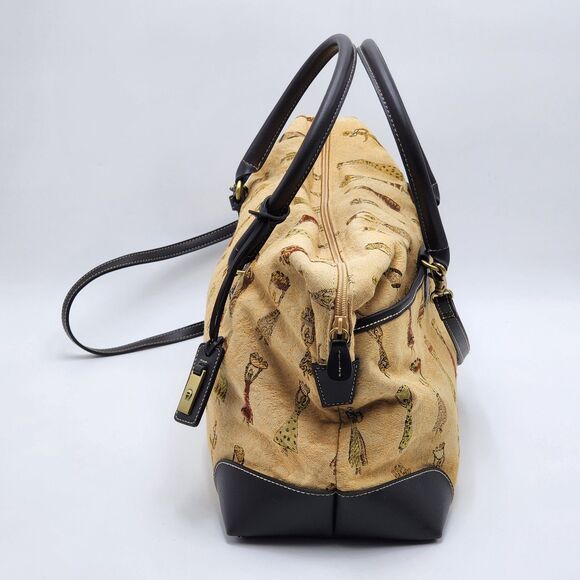 Etienne Aigner Vintage Native Natural Tribal Women Print Satchel Shoulder Bag - Picture 3 of 11